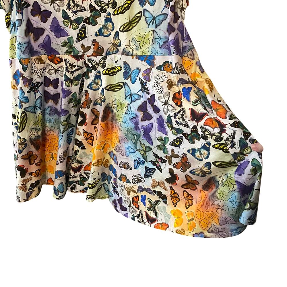 Princess Awesome Butterfly Dress 32-34 100% Cotton Science Pockets plus size - Picture 8 of 8